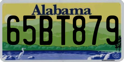 AL license plate 65BT879