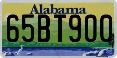 AL license plate 65BT900