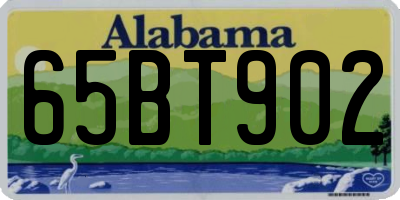 AL license plate 65BT902