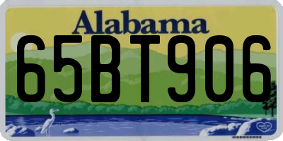 AL license plate 65BT906