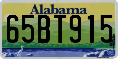 AL license plate 65BT915