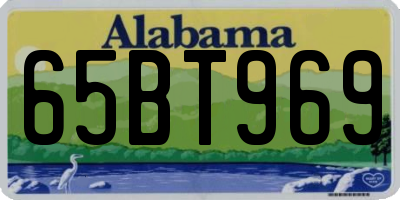 AL license plate 65BT969
