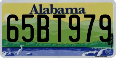 AL license plate 65BT979