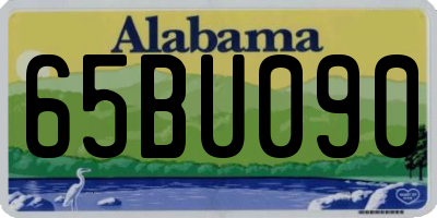 AL license plate 65BU090
