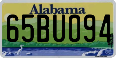 AL license plate 65BU094