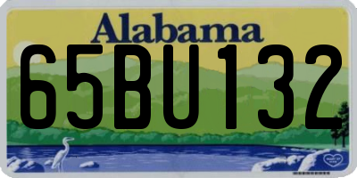 AL license plate 65BU132