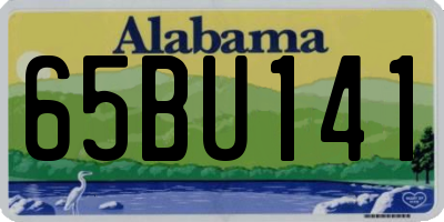 AL license plate 65BU141