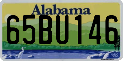 AL license plate 65BU146