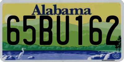 AL license plate 65BU162