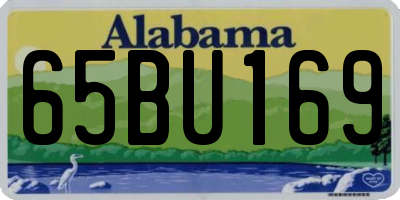 AL license plate 65BU169
