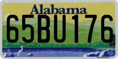 AL license plate 65BU176