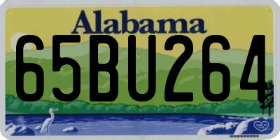 AL license plate 65BU264