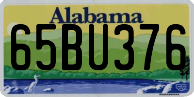 AL license plate 65BU376