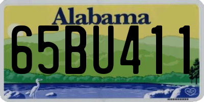 AL license plate 65BU411