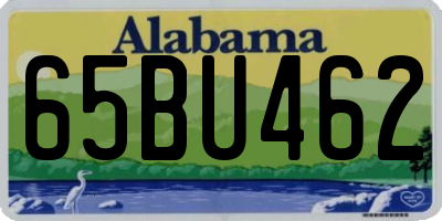 AL license plate 65BU462