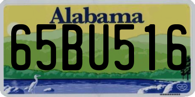 AL license plate 65BU516