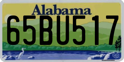 AL license plate 65BU517
