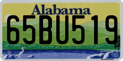 AL license plate 65BU519