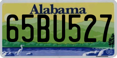 AL license plate 65BU527