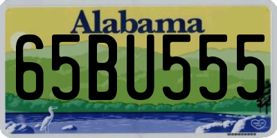 AL license plate 65BU555