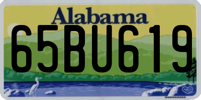 AL license plate 65BU619