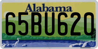 AL license plate 65BU620