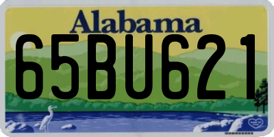 AL license plate 65BU621