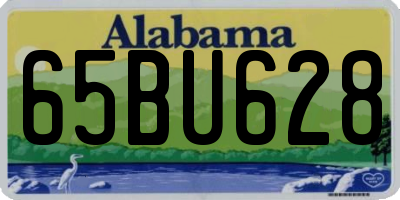 AL license plate 65BU628