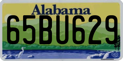 AL license plate 65BU629