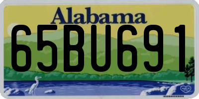 AL license plate 65BU691