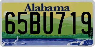 AL license plate 65BU719
