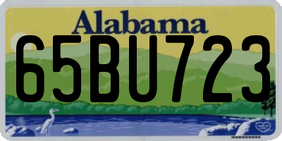 AL license plate 65BU723
