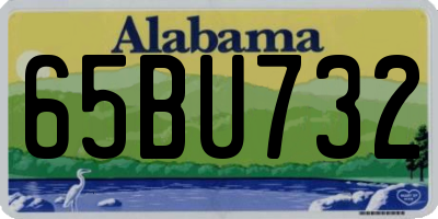 AL license plate 65BU732