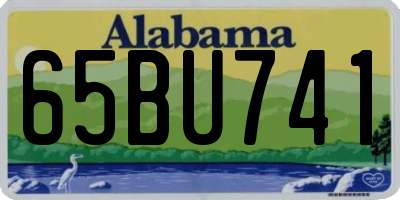 AL license plate 65BU741