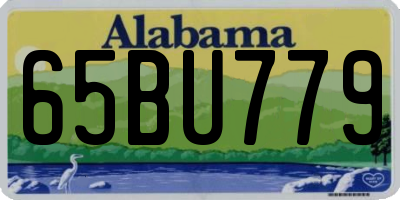AL license plate 65BU779