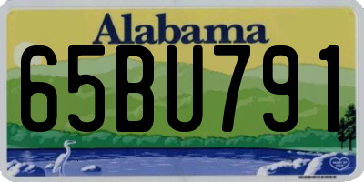 AL license plate 65BU791