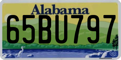 AL license plate 65BU797