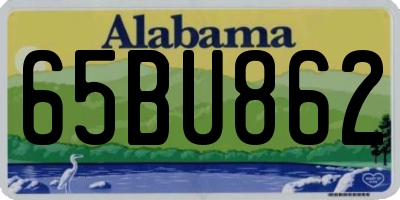AL license plate 65BU862