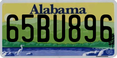 AL license plate 65BU896