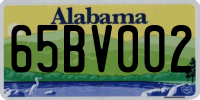 AL license plate 65BV002