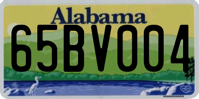 AL license plate 65BV004