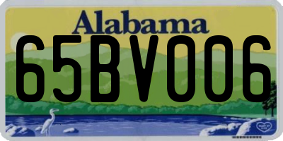 AL license plate 65BV006