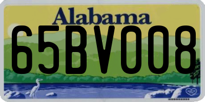 AL license plate 65BV008