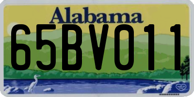 AL license plate 65BV011