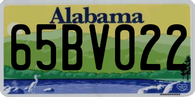 AL license plate 65BV022