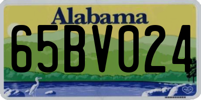 AL license plate 65BV024