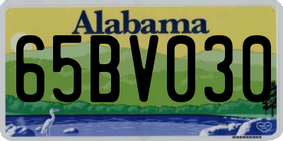 AL license plate 65BV030