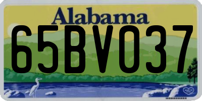 AL license plate 65BV037