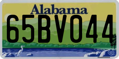 AL license plate 65BV044