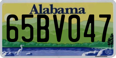 AL license plate 65BV047